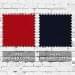 Red-Navy White Mesh Back Velcro Prostyle, Swatch