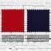 Red-Navy Bull Denim Swatches