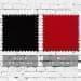 Black-Red Denim Leather Skate Hat, Swatch