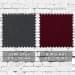 Dark Gray-Burgundy Bull Denim Swatches