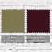 Khaki-Burgundy Cotton Duck Swatches