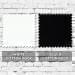 White-Black Cotton Duck Swatches