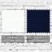 White-Navy Cotton Duck Swatches