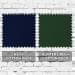 Navy-Hunter Green Cotton Duck Swatches