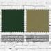 Hunter Green-Khaki Cotton Duck Swatches