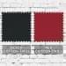 Black-Red Cotton Twill Swatches