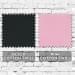 Black-Pink Cotton Twill Swatches