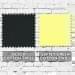 Black-Safety Green Cotton Twill Swatches