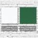 White-Kelly Green Cotton Twill Swatches