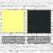 Safety Green-Black Cotton Twill Swatches