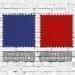 Royal Blue-Red Pro Knit Velcro Trucker, Swatch