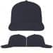 Stock Black Five Panel Chino Snapback Virtual Image