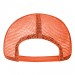 Orange Meshback Velcro Lowstyle BACK Image