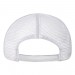 Red-White Meshback Velcro Dad Cap BACK Image