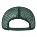 Hunter Green Meshback Velcro Dad Cap BACK Image