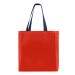 Orange/Navy Long Handle Zip Top Dyed Gusset