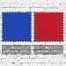 Royal Blue-Red Organic Slide Buckle Flat Brim, Swatch