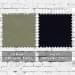 Khaki-Navy Organic Cotton Swatches