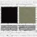 Black-Khaki Organic Cotton Swatches