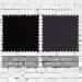 Black-Dark Gray Organic Cotton Swatches
