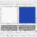 White-Royal Blue Organic Cotton Swatches