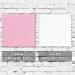 Pink-White Organic Slide Buckle Dad Cap, Swatch