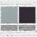Light Gray-Dark Gray Organic Cotton Swatches