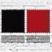 Black-Red Ripstop Swatches