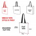 Tote Style Diagram-Flat