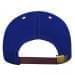 Royal Blue-Athletic Gold Twill Back Contrast Stitch Leather Strap