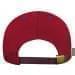 Red-Navy Twill Back Contrast Stitch Leather Strap