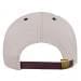 Putty-Hunter Green Twill Back Contrast Stitch Leather Strap