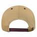 Khaki-Black Twill Back Contrast Stitch Leather Strap