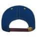 Navy-Safety Green Twill Back Contrast Stitch Leather Strap