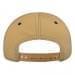 Khaki-Navy Twill Back Contrast Stitch Snapback