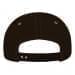 Black-Khaki Twill Back Contrast Stitch Snapback