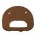 Brown-White Twill Back Contrast Stitch Polo Strap