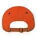Orange-Black Twill Back Contrast Stitch Polo Strap