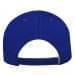 Royal Blue-Light Gray Twill Back Contrast Stitch Velcro Strap