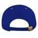 Royal Blue-Light Gray Twill Back Contrast Eyelets Fabric Strap