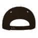 Black-Putty Twill Back Contrast Eyelets Snapback