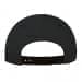 Dark Gray-Black Twill Back Contrast Eyelets Snapback
