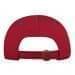Red-Navy Twill Back Contrast Eyelets Polo Strap