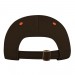 Black-Orange Domestic Slide Buckle Skate Cap BACK Image