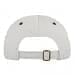 White-Hunter Green Twill Back Contrast Eyelets Polo Strap
