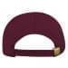 Burgundy Twill Back Fabric Strap