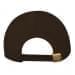 Black-Royal Blue Canvas Self Strap Dad Cap, Back Image