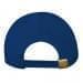 Navy-Orange Brushed Self Strap Flat Brim, Back Image