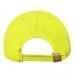 Safety Green-Black Pro Knit Self Strap Skate Hat, Back Image