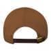Brown-White Ripstop Leather Trucker, Back Image